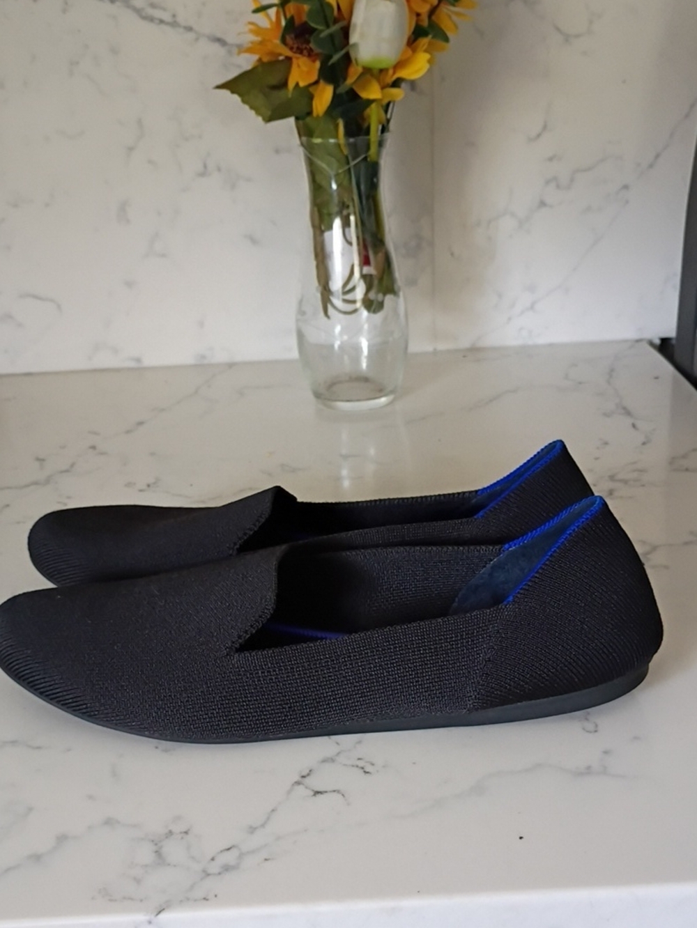 Rothy's Black Slip-On Loafers